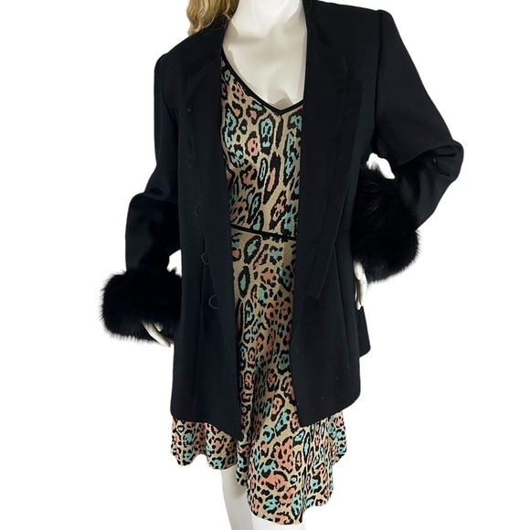 BCBGMAXAZRIA Leopard Print Fit and Flair Skater Dress Size Small - Picture 12 of 12